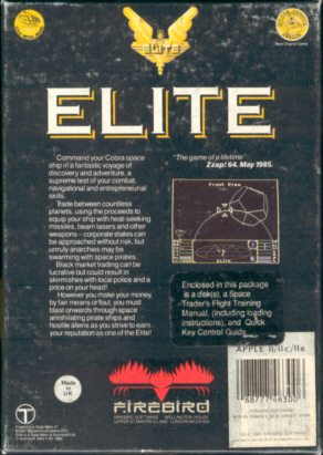 Apple II Box, hinten