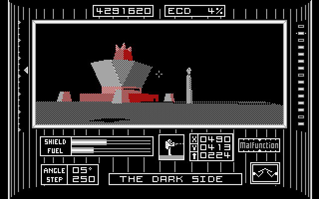 Dark Side Screenshot Amstrad CPC
